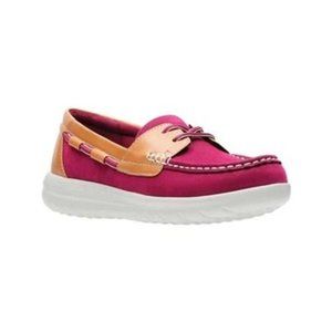 Clarks - Jocolin Vista Boat Shoe - Deep Fuchisa - Size 7M